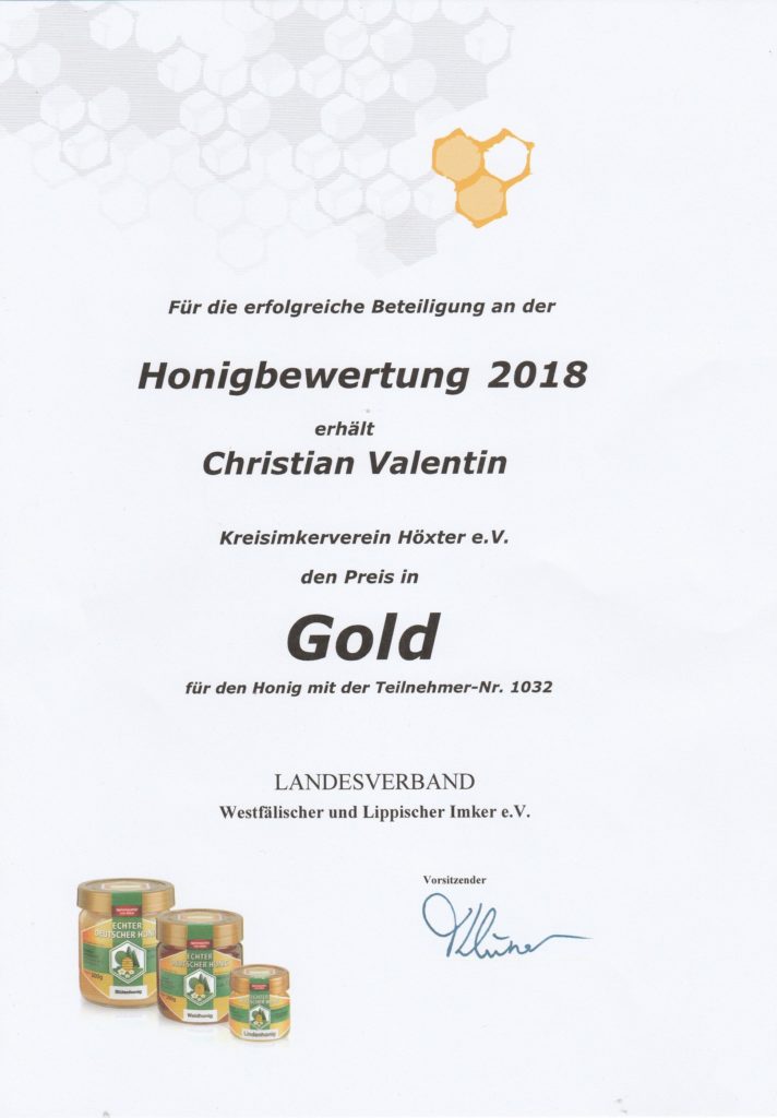 Sommerhonig Gold 2018